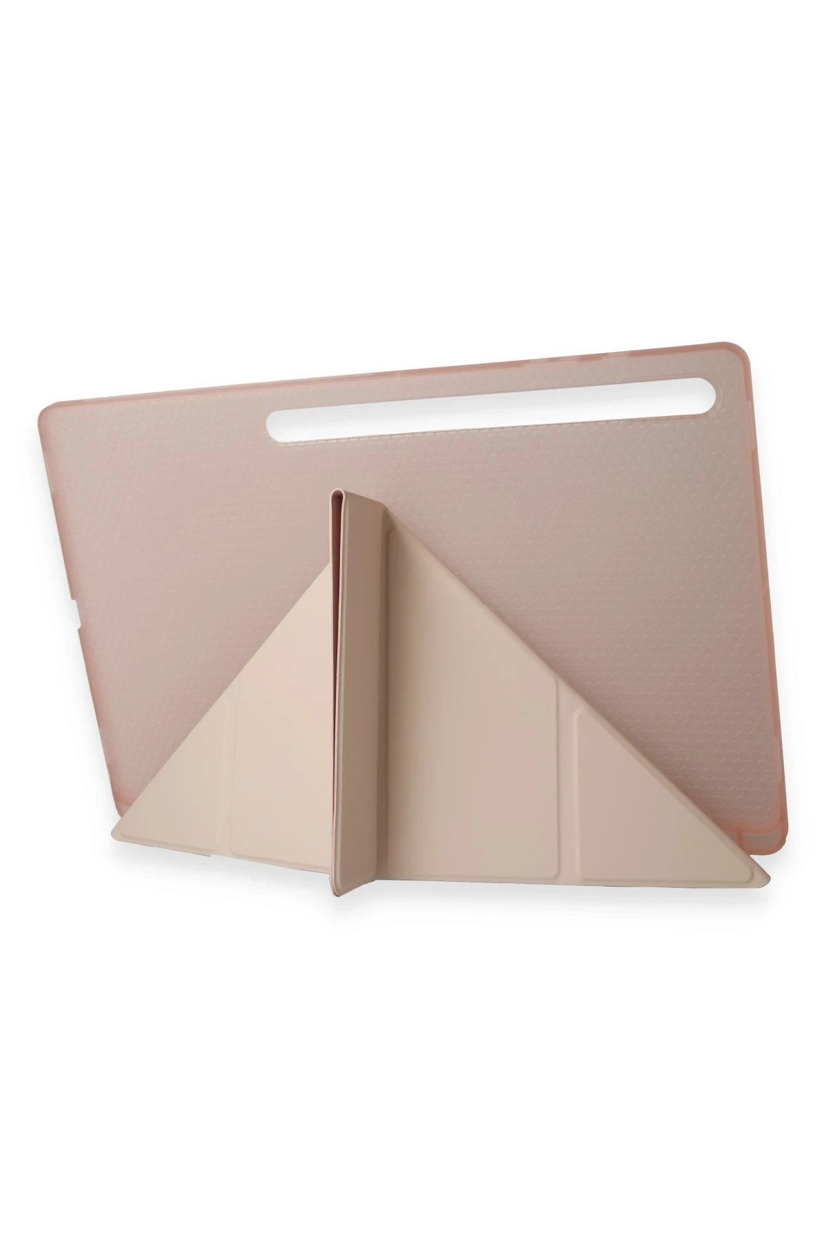 nebaktın Samsung Galaxy Tab A9 Kılıf Kalemlikli Mars Tablet Kılıfı - Rose Gold 3