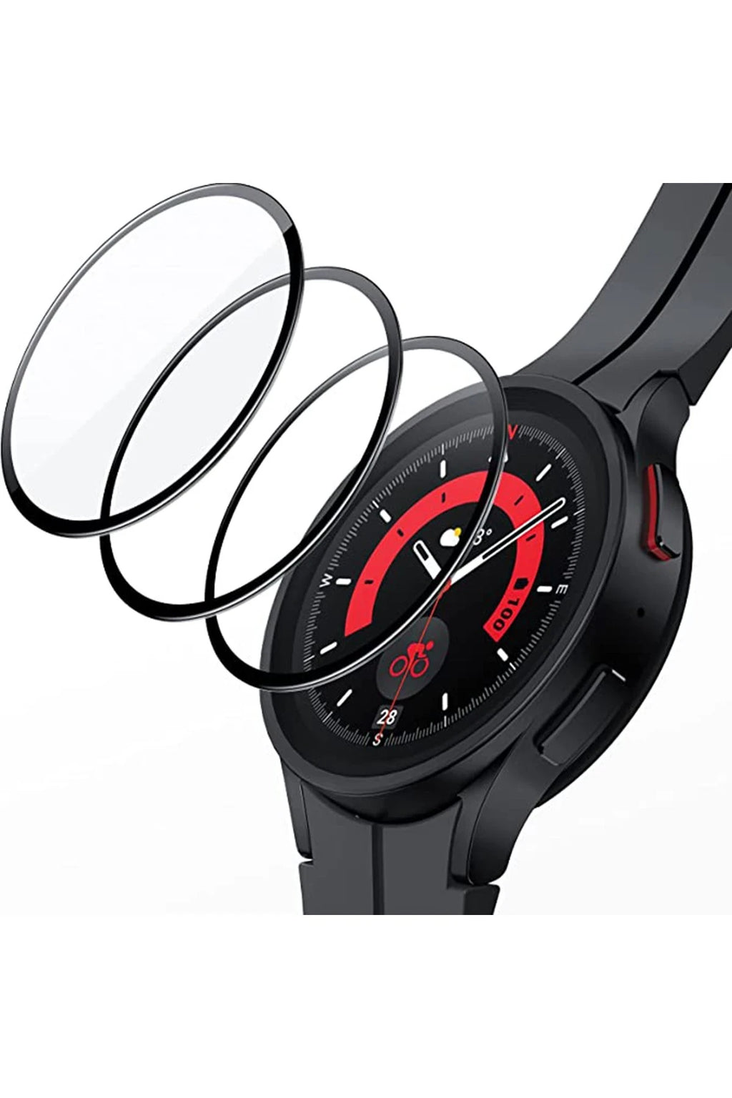nebaktın Samsung Galaxy Watch 4 42mm Polymer Nano Ekran Koruyucu - Şeffaf 1