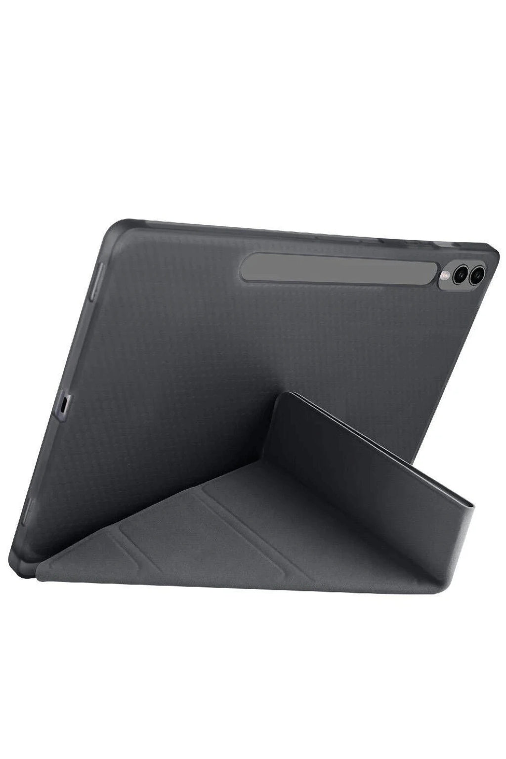 nebaktın Samsung Galaxy X510 Tab S9 FE 11 Kılıf Kalemlikli Mars Tablet Kılıfı - Siyah 2