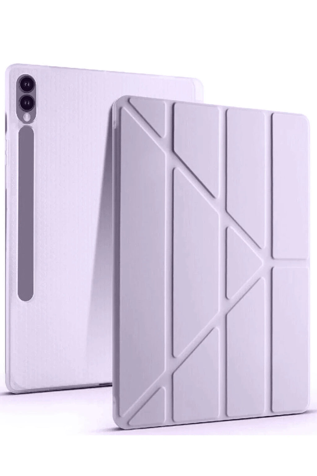 nebaktın Samsung Galaxy X610 Tab S9 FE Plus 12.4 Kılıf Kalemlikli Mars Tablet Kılıfı - Lila 1