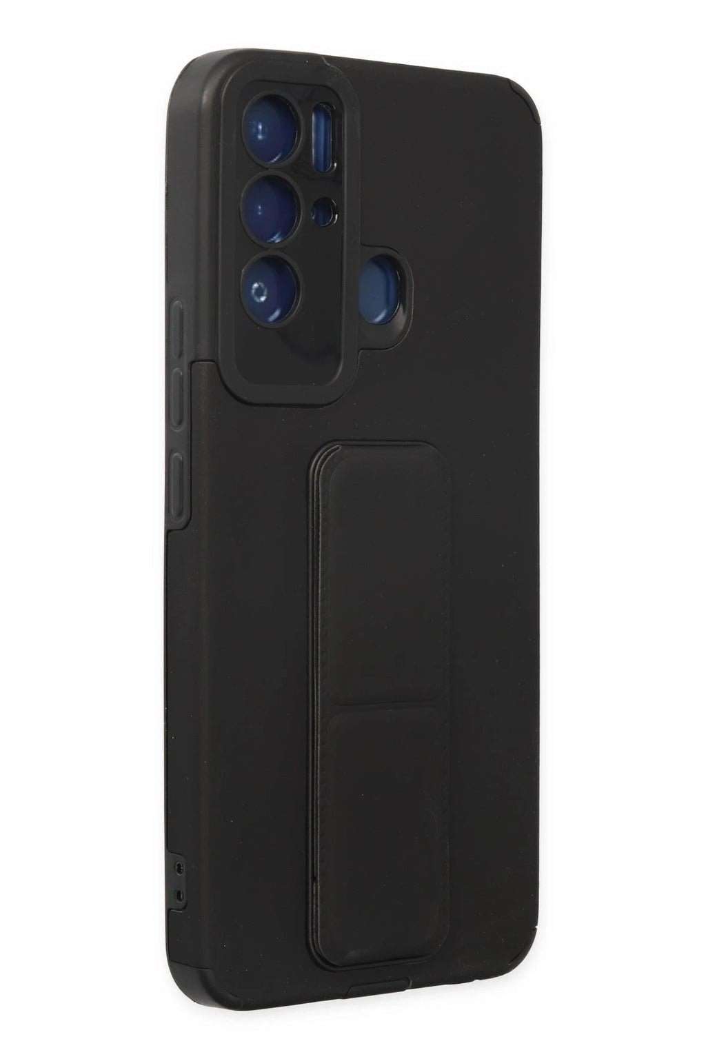 nebaktın Tecno Pova Neo Kılıf Mega Standlı Silikon - Siyah 2