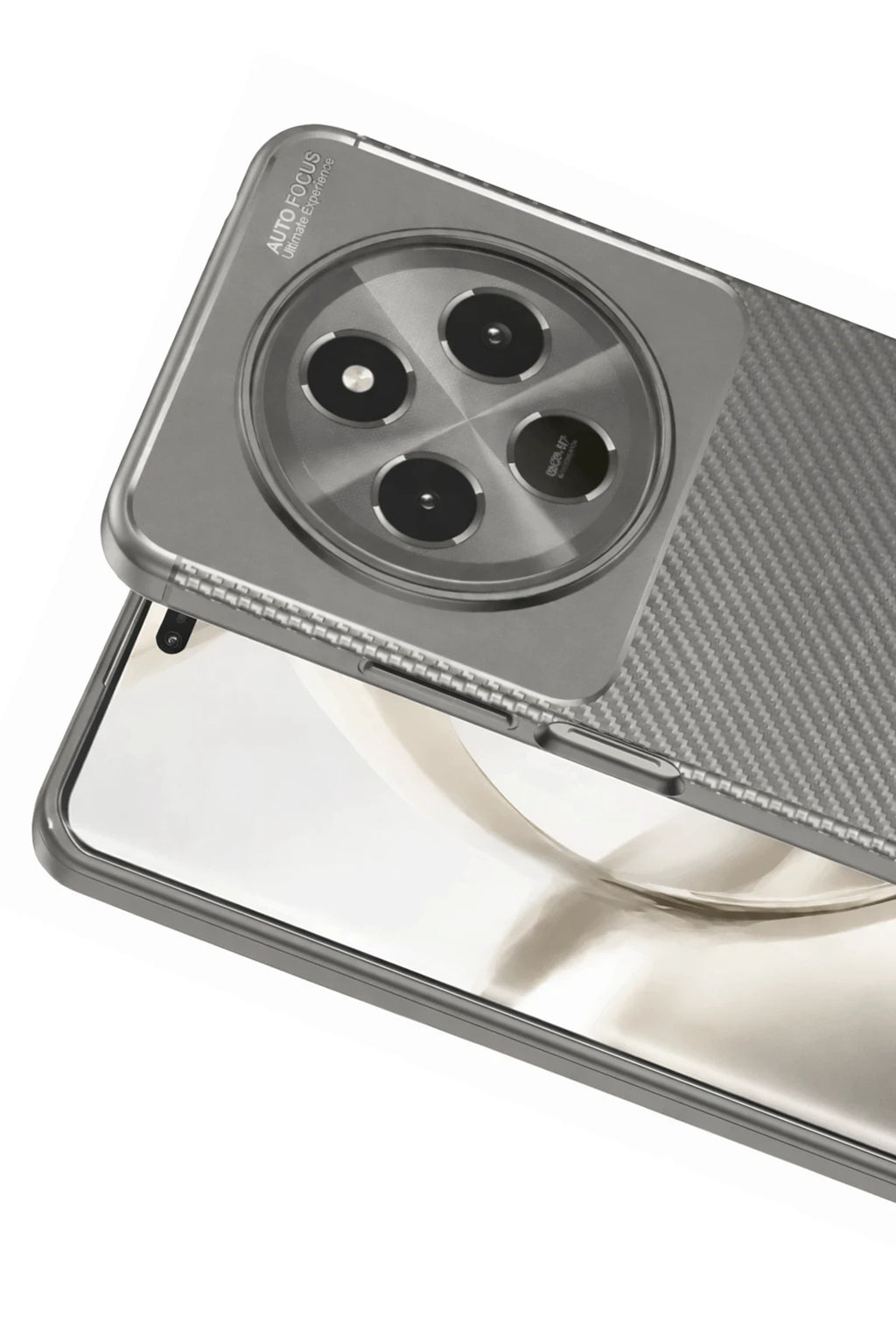 nebaktın Tecno Spark 30C Kılıf Auto Focus Karbon Kapak - Gri 2
