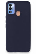 nebaktın Tecno Spark 7T Kılıf First Silikon - Lacivert 1