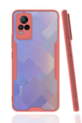 nebaktın Vivo V21e Kılıf Platin Silikon - Pembe 1
