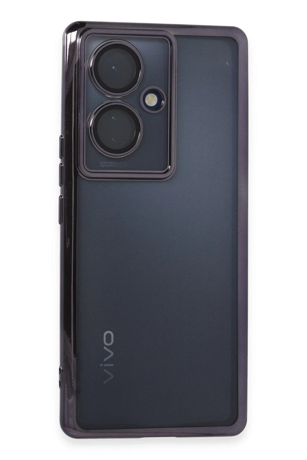 nebaktın Vivo V29 Lite Kılıf Razer Lensli Silikon - Mor 1