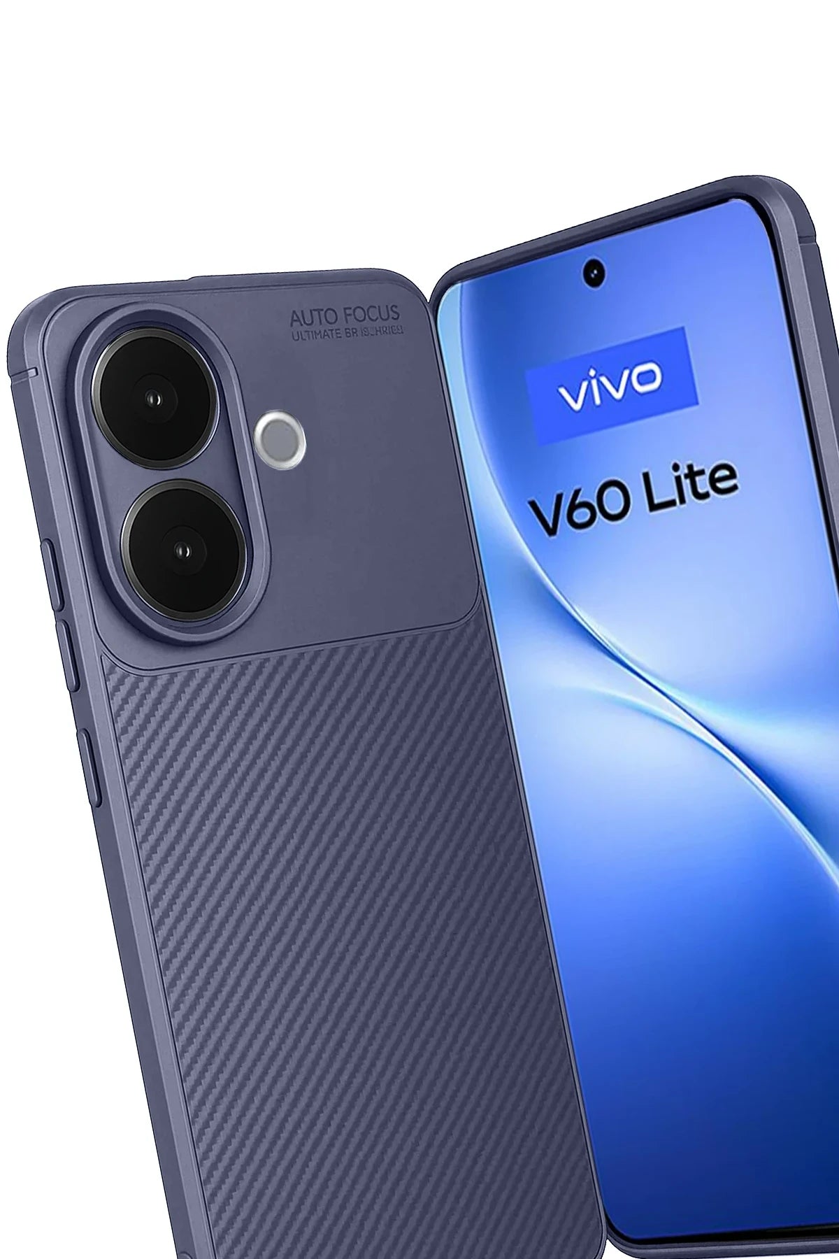nebaktın Vivo V60 Lite Auto Focus Karbon Kapak - Lacivert 3