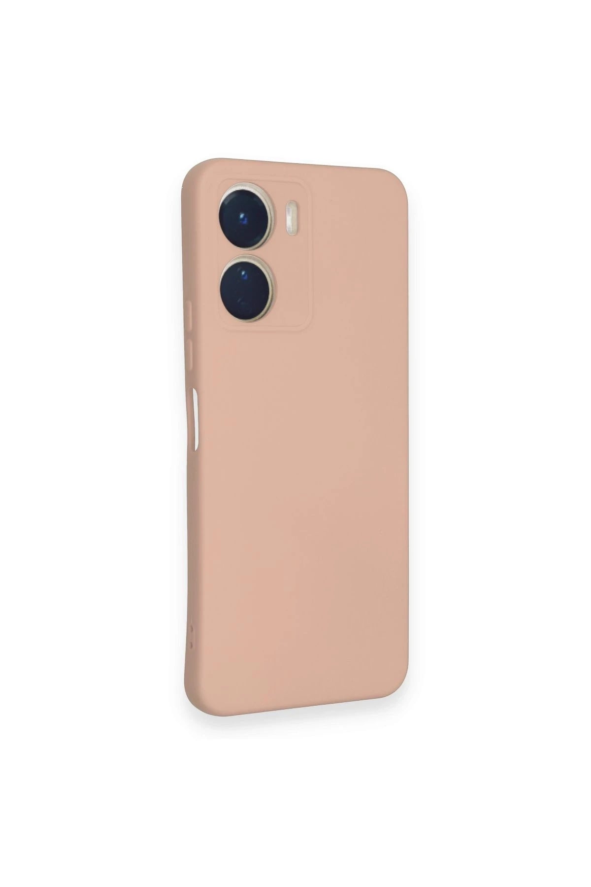 nebaktın Vivo Y16 Kılıf Nano içi Kadife Silikon - Pudra 2