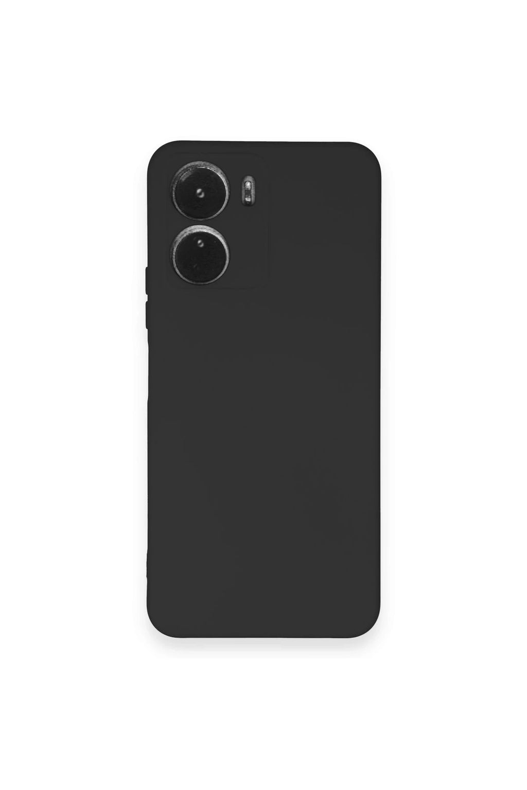 nebaktın Vivo Y16 Kılıf Nano içi Kadife Silikon - Siyah 1