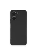 nebaktın Vivo Y16 Kılıf Nano içi Kadife Silikon - Siyah 1