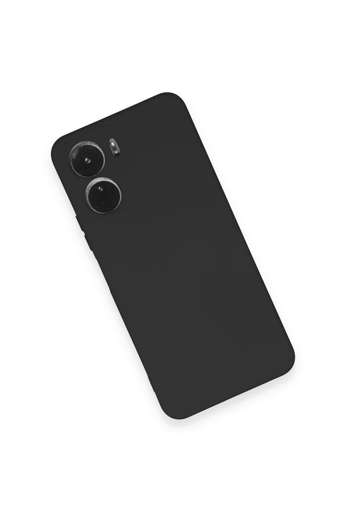 nebaktın Vivo Y16 Kılıf Nano içi Kadife Silikon - Siyah 3