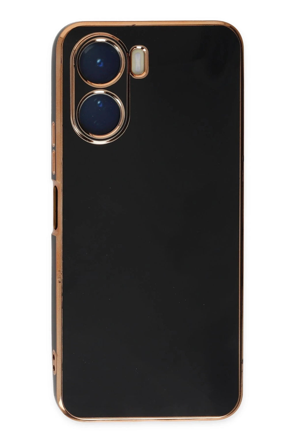 nebaktın Vivo Y16 Kılıf Volet Silikon - Siyah 2