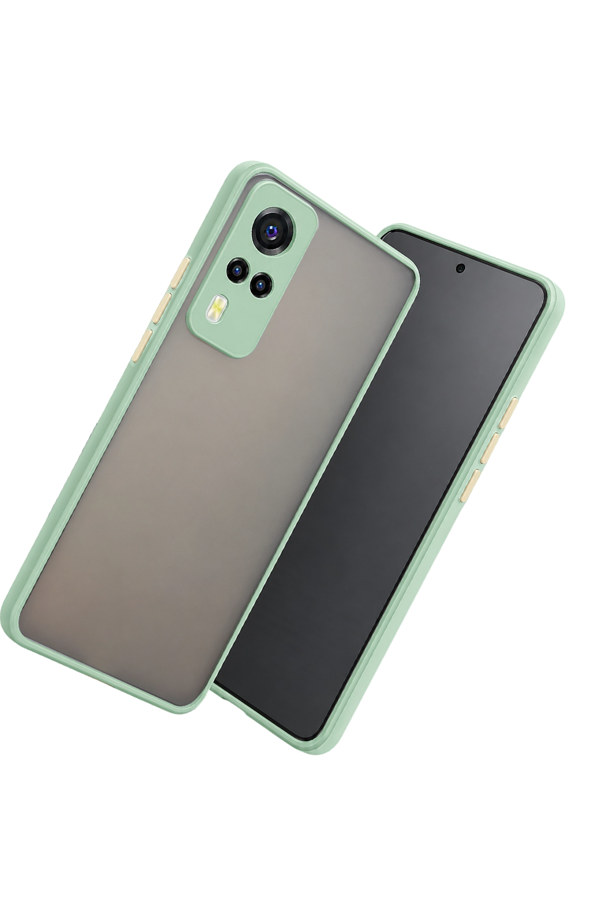 nebaktın Vivo Y53S Kılıf Montreal Silikon Kapak - Turkuaz 3