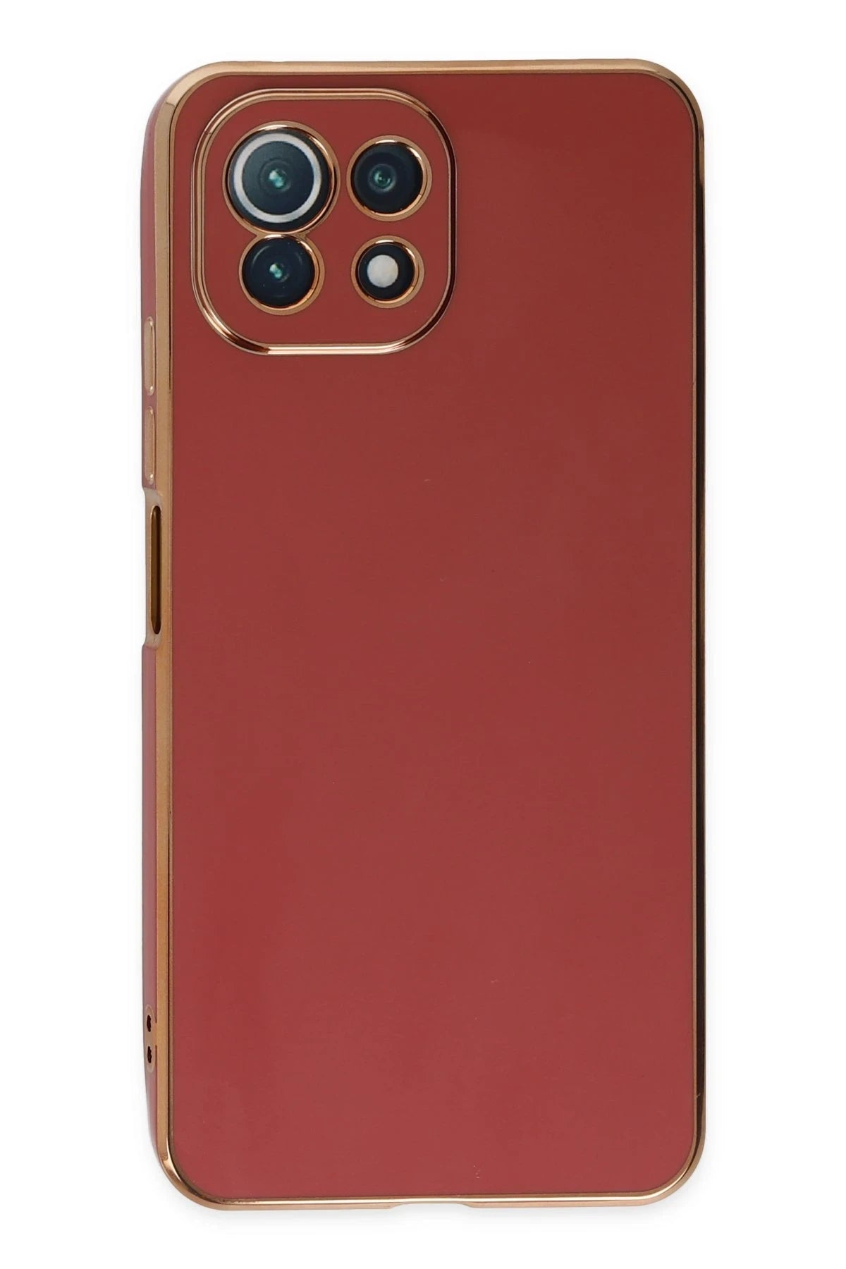 nebaktın Xiaomi Mİ 11 Lite Kılıf Volet Silikon - Kırmızı 2