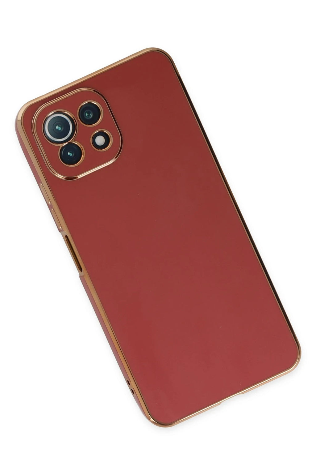 nebaktın Xiaomi Mİ 11 Lite Kılıf Volet Silikon - Kırmızı 3