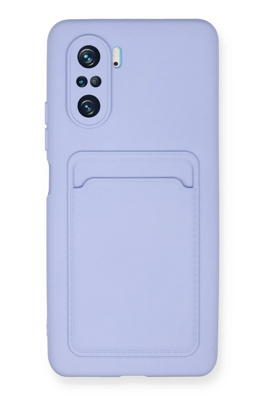 nebaktın Xiaomi Poco F3 Kılıf Kelvin Kartvizitli Silikon - Lila 1