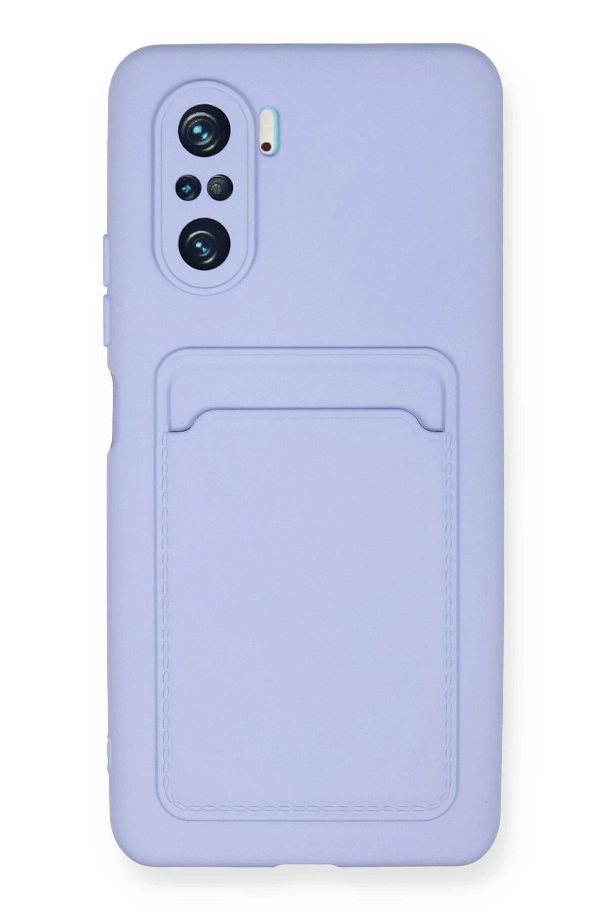 nebaktın Xiaomi Poco F3 Kılıf Kelvin Kartvizitli Silikon - Lila 1
