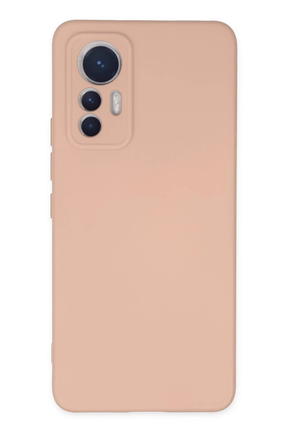 nebaktın Xiaomi Mi 12 Lite Kılıf Nano içi Kadife Silikon - Pudra 1