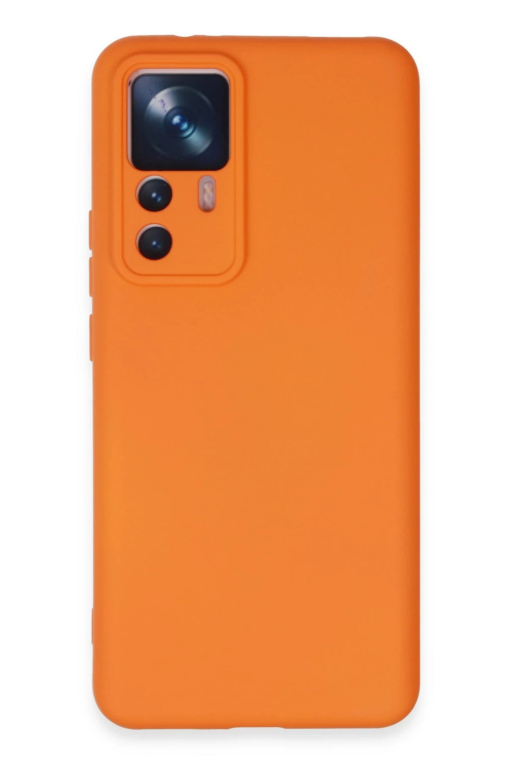 nebaktın Xiaomi Mi 12T Pro Kılıf Nano içi Kadife Silikon - Turuncu 1
