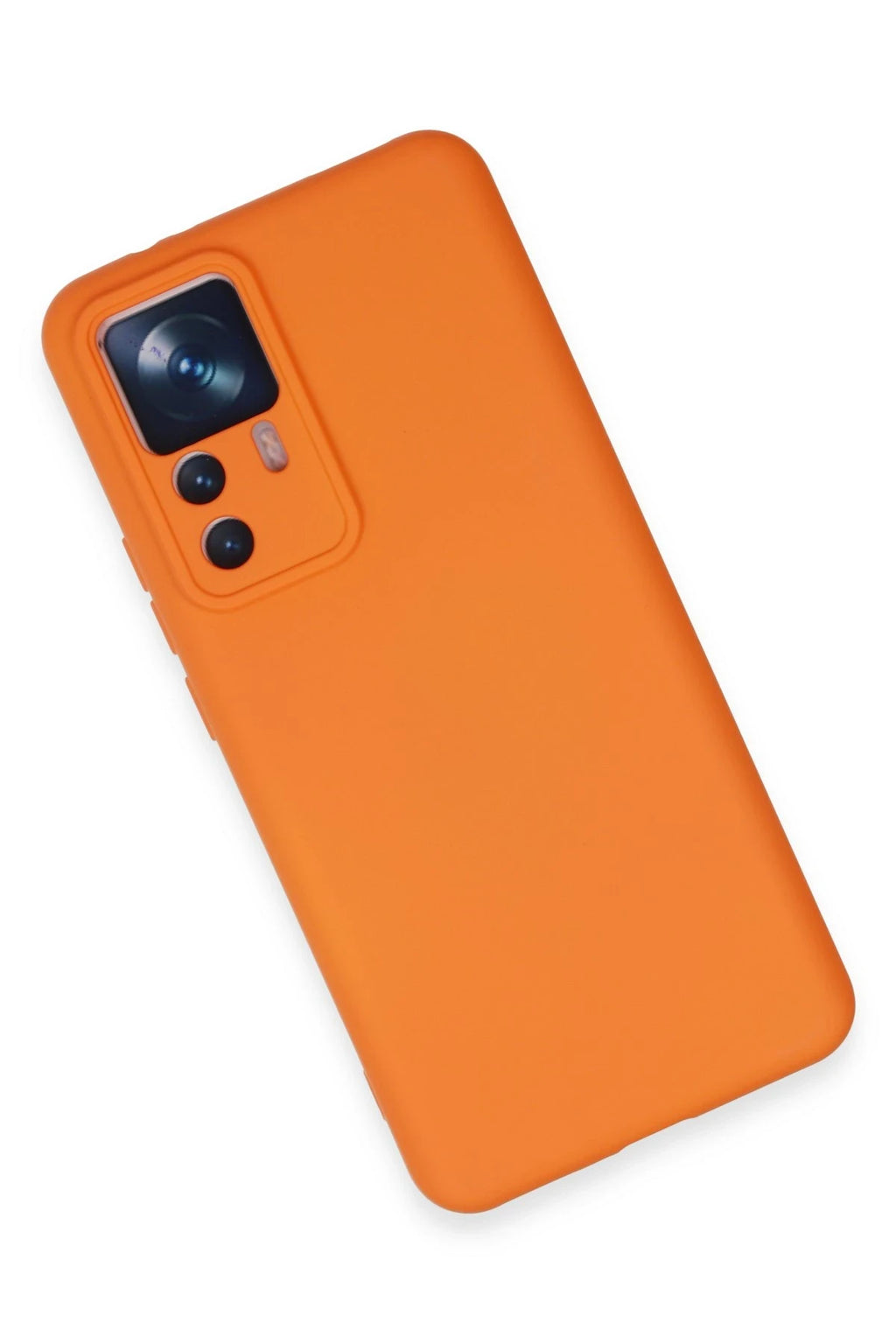 nebaktın Xiaomi Mi 12T Pro Kılıf Nano içi Kadife Silikon - Turuncu 3