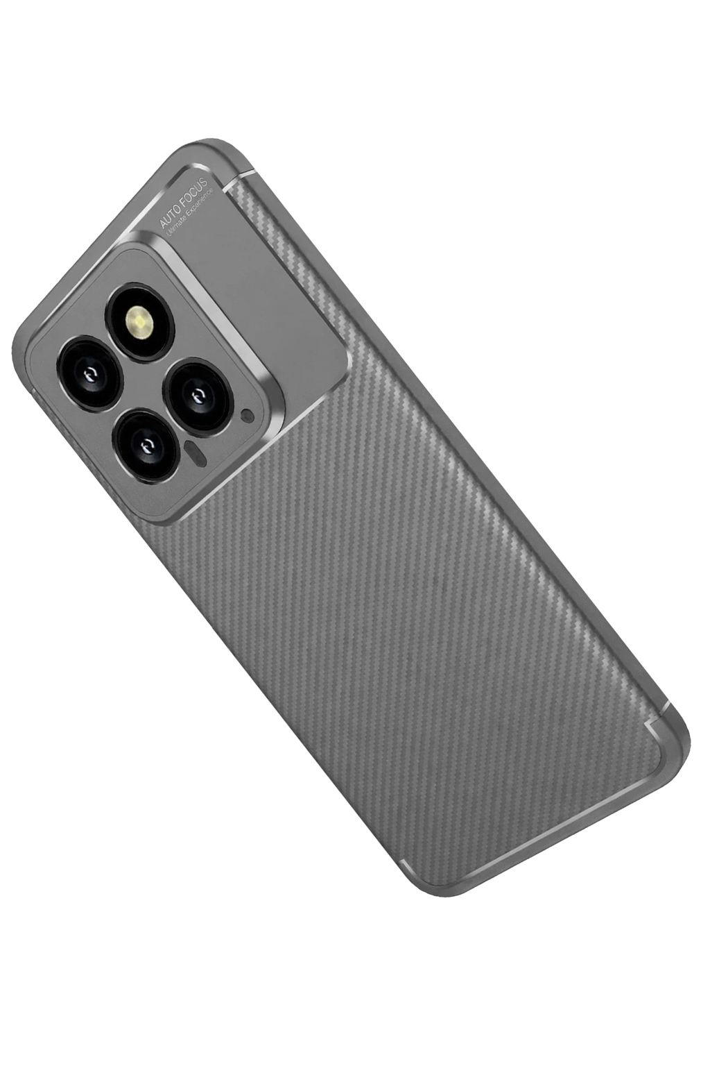 nebaktın Xiaomi Mi 14T Kılıf Auto Focus Karbon Kapak - Gri 3
