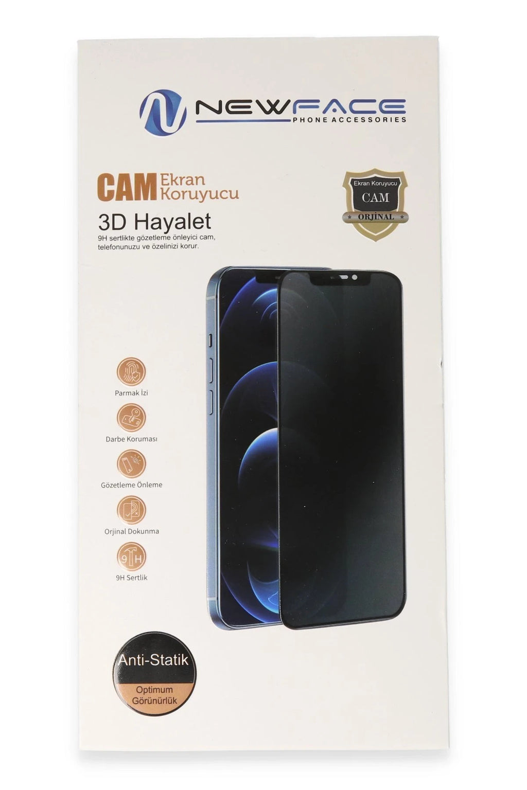 nebaktın Xiaomi Mi 15 3D Antistatik Hayalet Cam Ekran Koruyucu - Siyah 3