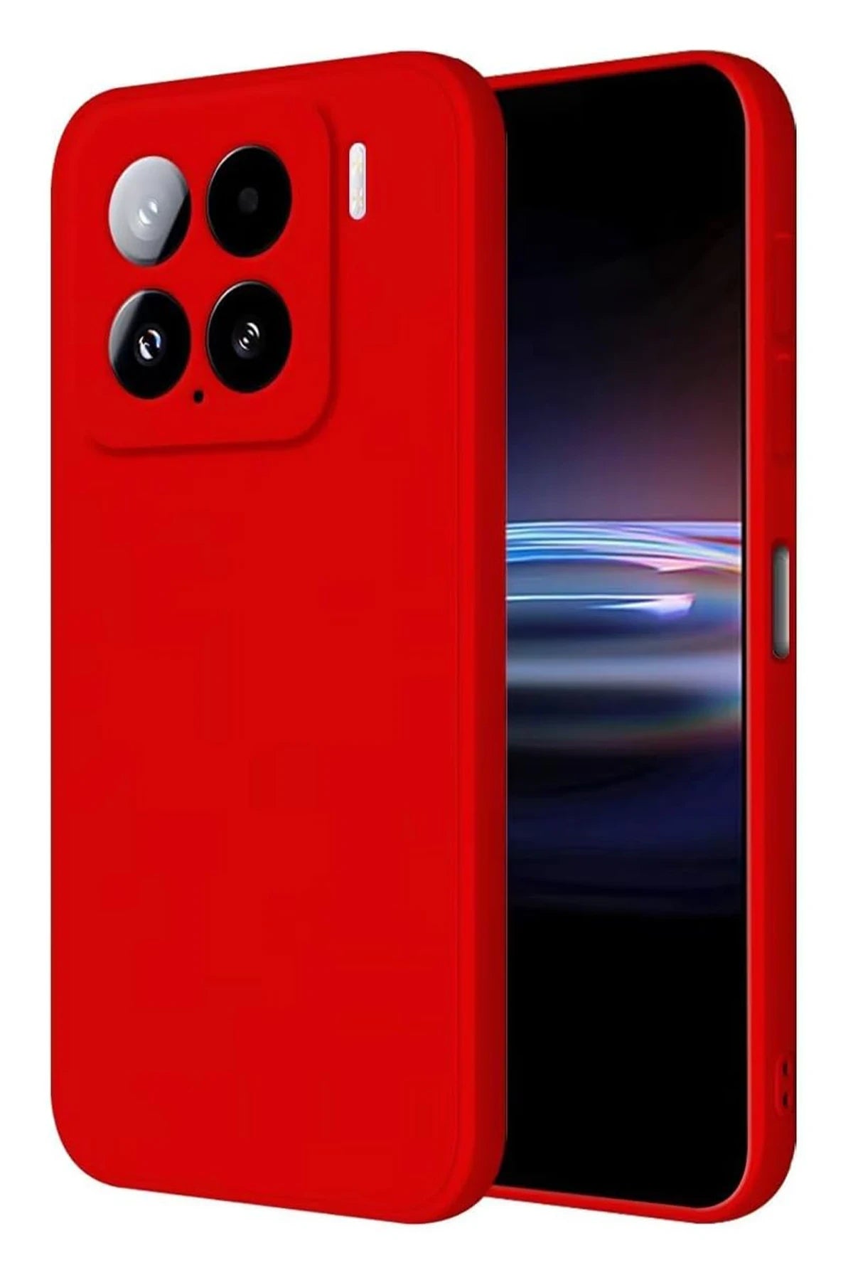 nebaktın Xiaomi Mi 15 Kılıf Nano içi Kadife Silikon - Kırmızı 1