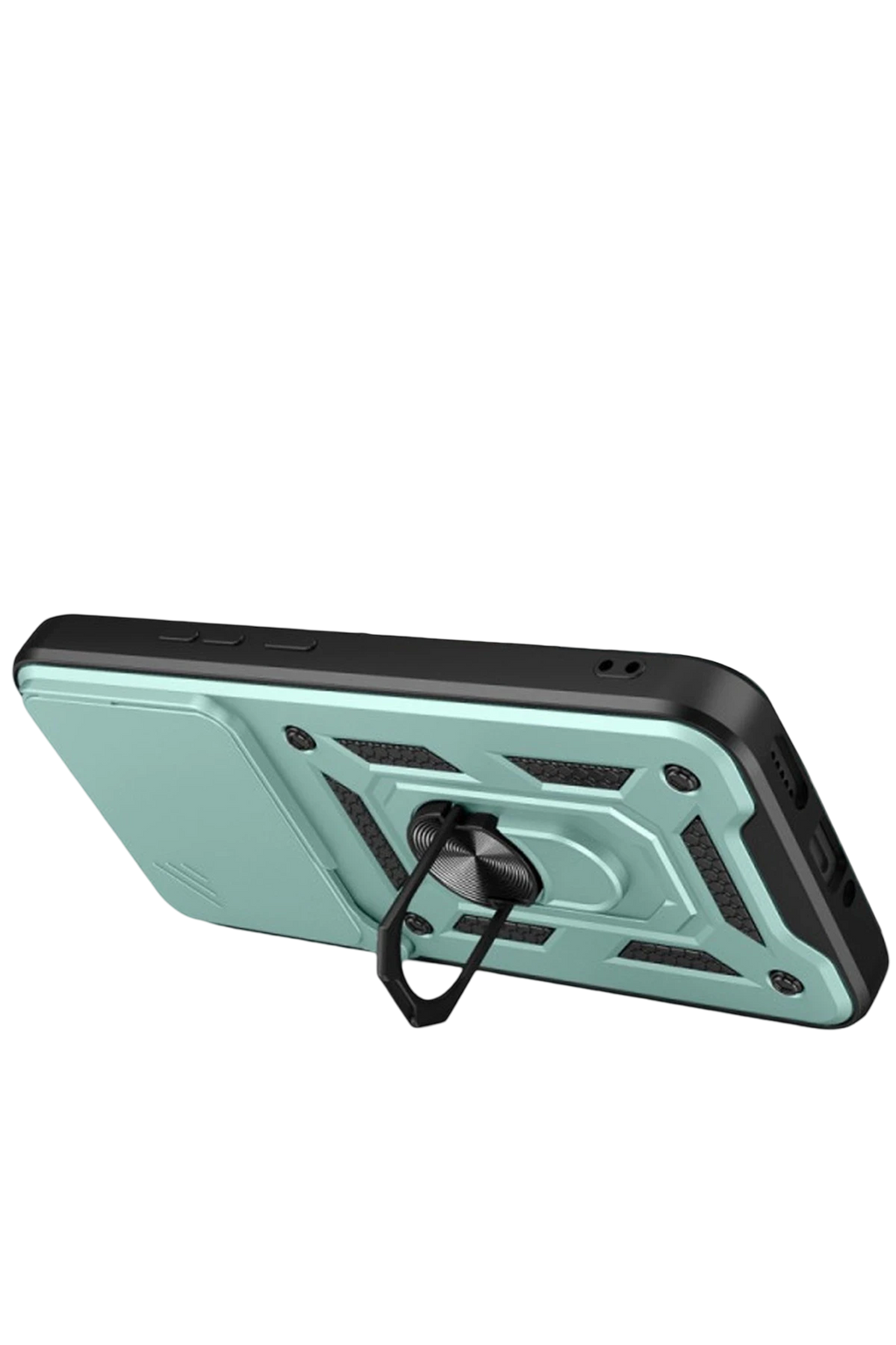 nebaktın Xiaomi Mi 15T Pro Pars Lens Yüzüklü Silikon - Yeşil 2