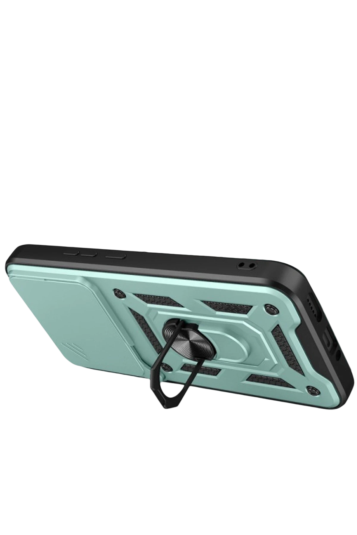 nebaktın Xiaomi Mi 15T Pro Pars Lens Yüzüklü Silikon - Yeşil 2