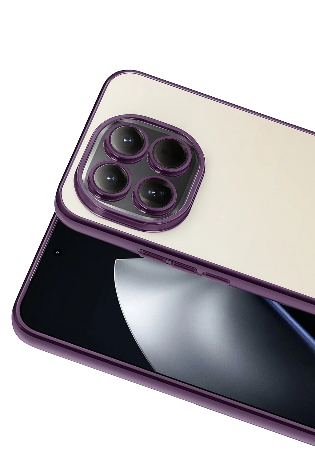 nebaktın Xiaomi Mi 15T Razer Lensli Silikon - Mor 2