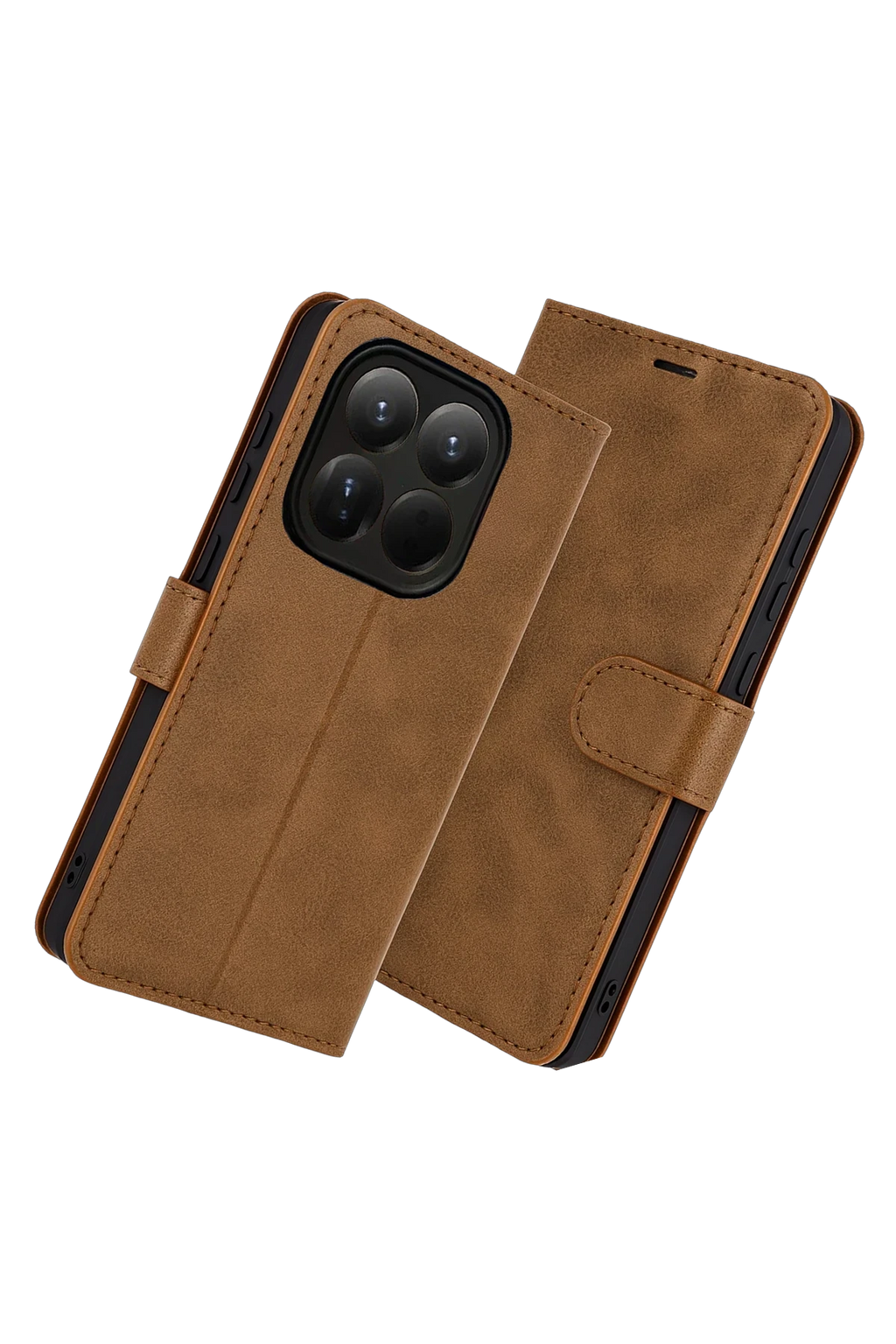 nebaktın Xiaomi Mi 15T Trend S Plus Kapaklı Kılıf - Taba 3