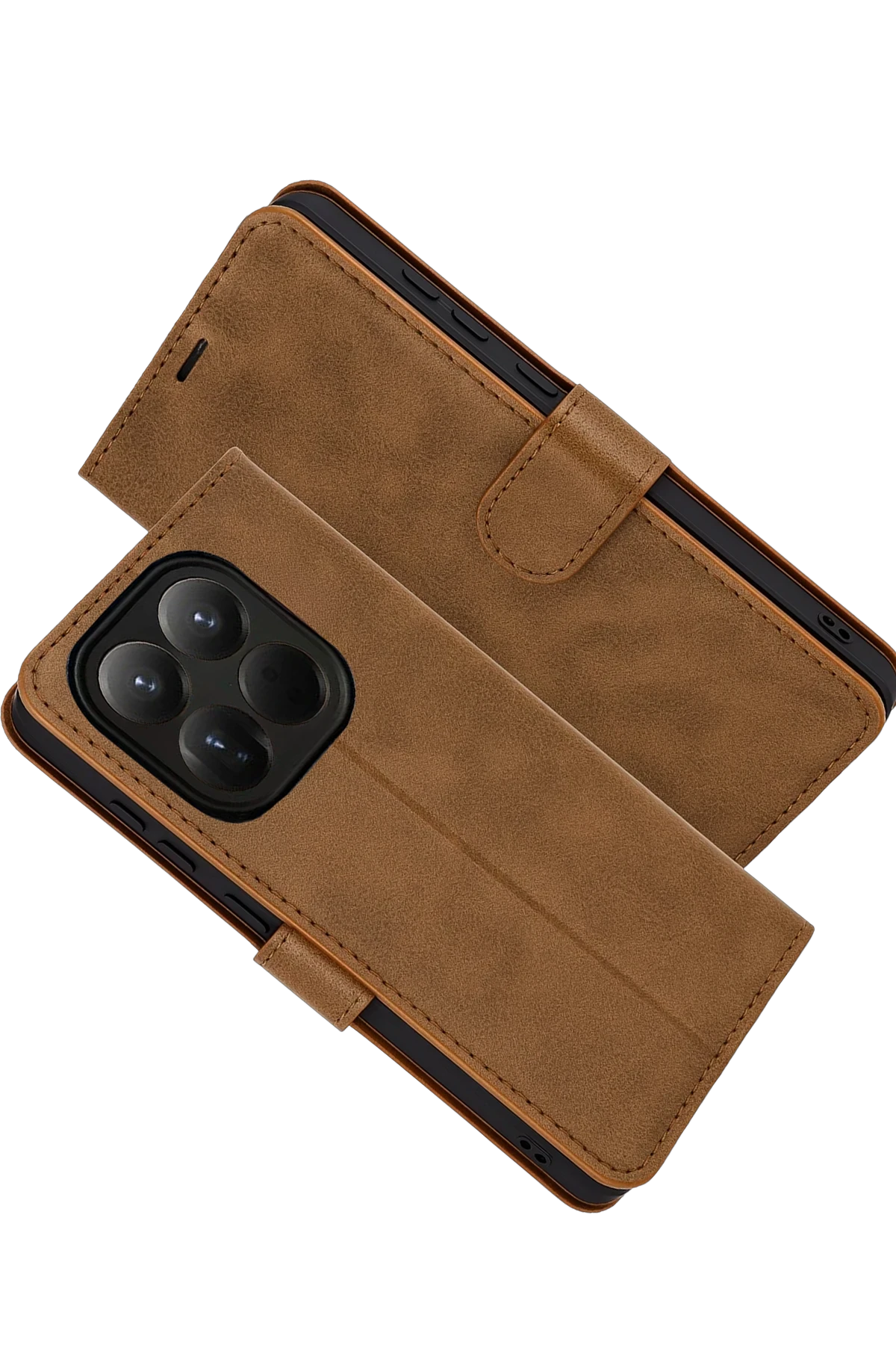 nebaktın Xiaomi Mi 15T Trend S Plus Kapaklı Kılıf - Taba 2