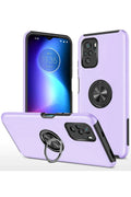 nebaktın Xiaomi Poco F3 Kılıf Elit Yüzüklü Kapak - Mor 1