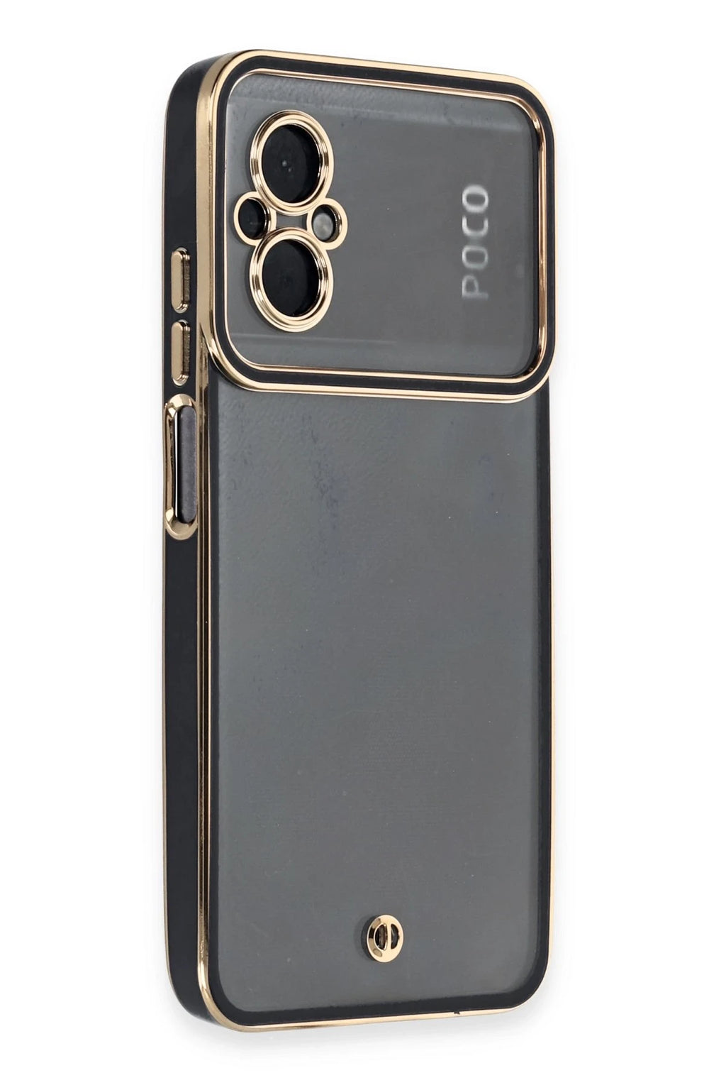 nebaktın Xiaomi Poco M5 Kılıf Liva Lens Silikon - Siyah 1
