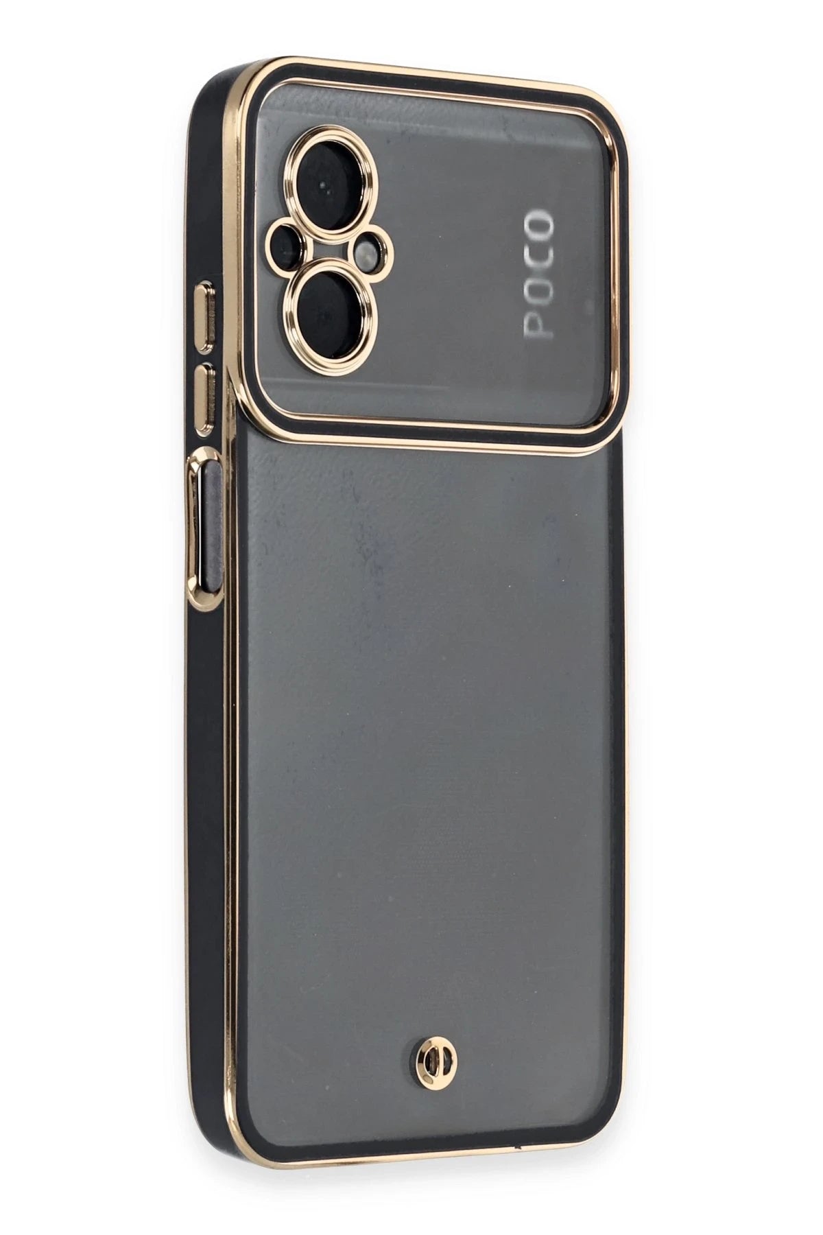 nebaktın Xiaomi Poco M5 Kılıf Liva Lens Silikon - Siyah 1