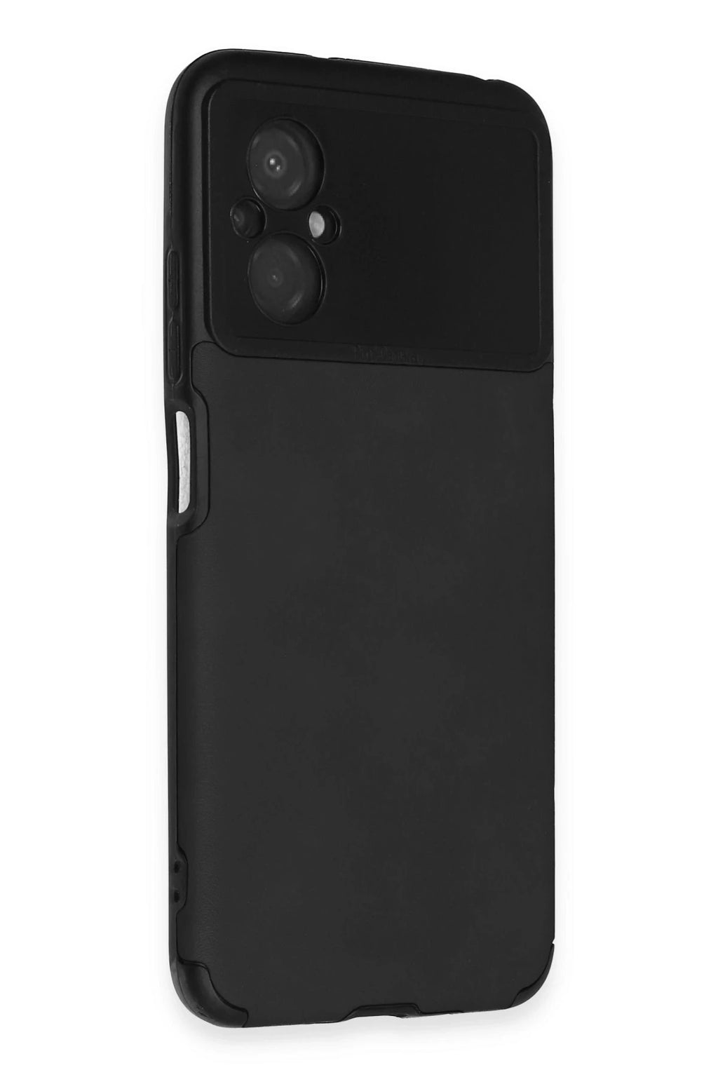 nebaktın Xiaomi Poco M5 Kılıf Loop Deri Silikon - Siyah 2