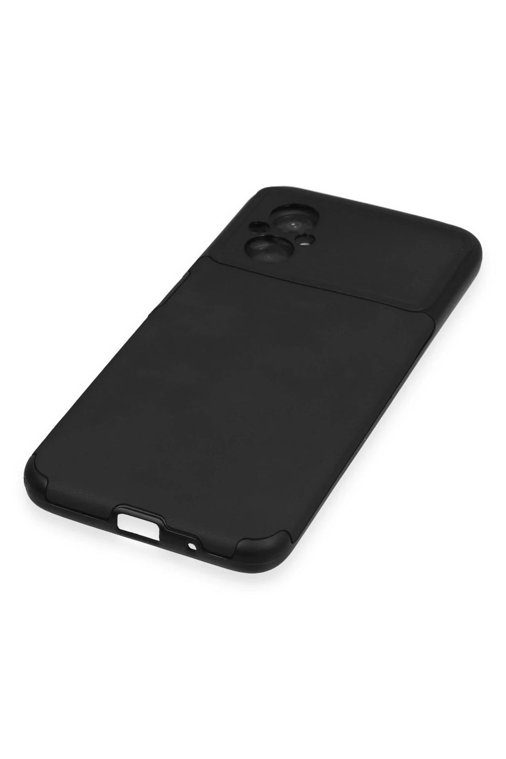 nebaktın Xiaomi Poco M5 Kılıf Loop Deri Silikon - Siyah 4
