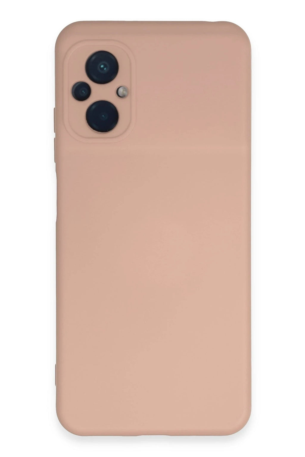 nebaktın Xiaomi Poco M5 Kılıf Nano içi Kadife Silikon - Pudra 1