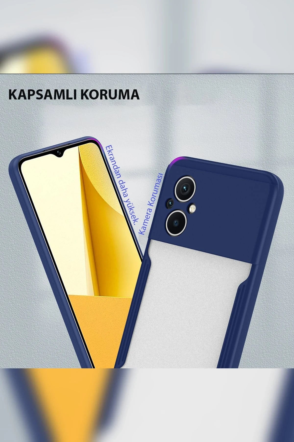 nebaktın Xiaomi Poco M5 Kılıf Platin Silikon - Siyah 4