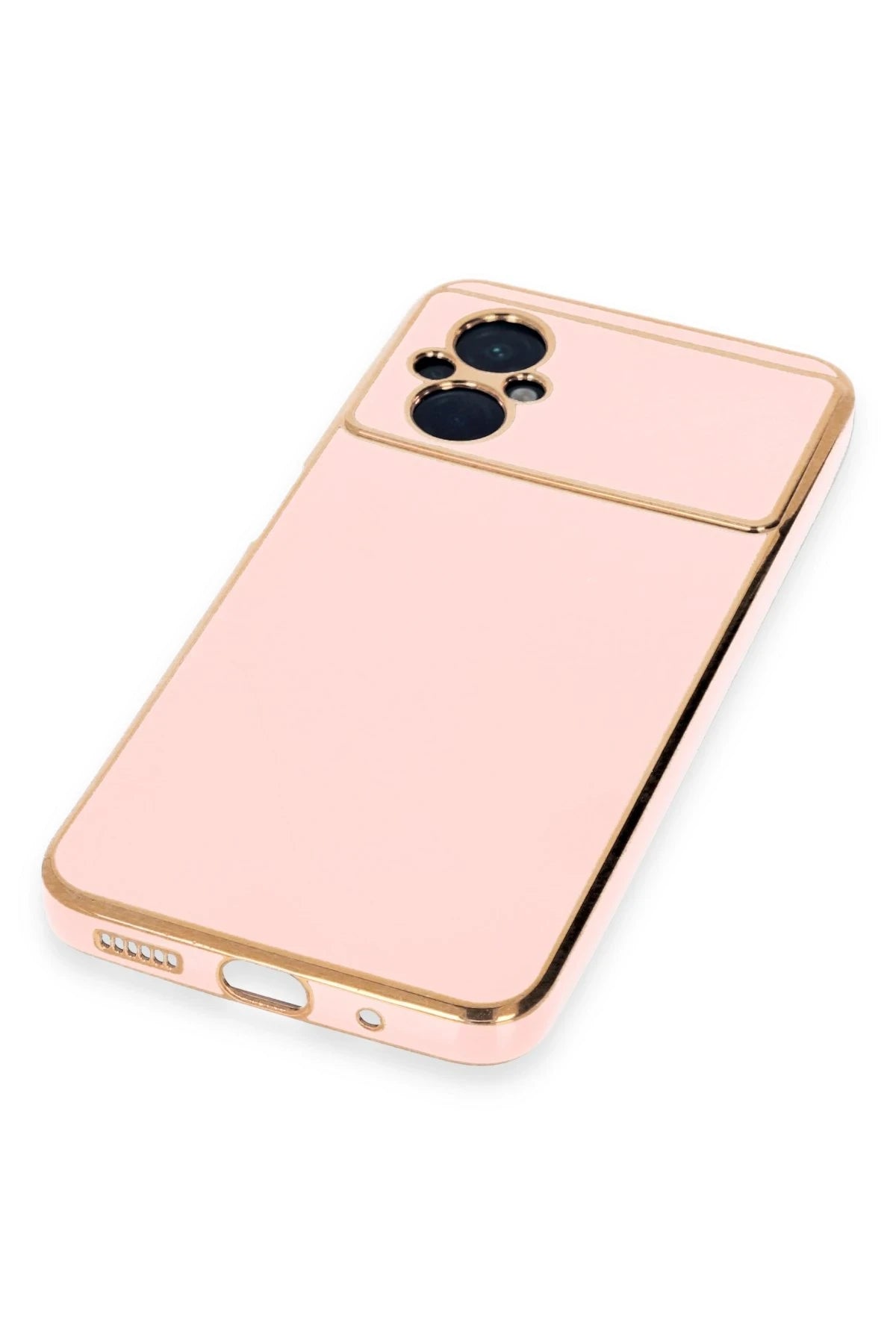 nebaktın Xiaomi Poco M5 Kılıf Volet Silikon - Pembe 5
