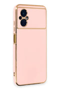 nebaktın Xiaomi Poco M5 Kılıf Volet Silikon - Pembe 1