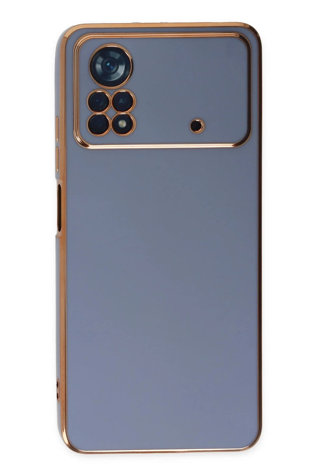 nebaktın Xiaomi Poco X4 Pro 5G Kılıf Volet Silikon - Mavi 2