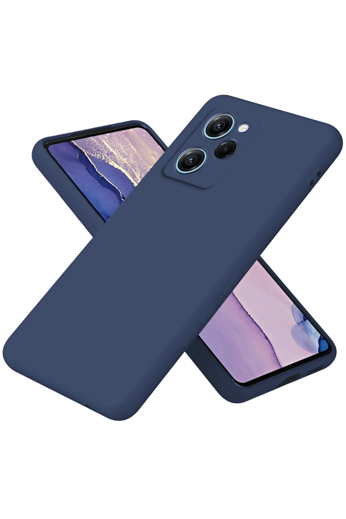 nebaktın Xiaomi Poco X5 Pro 5G Nano içi Kadife Silikon - Lacivert 1