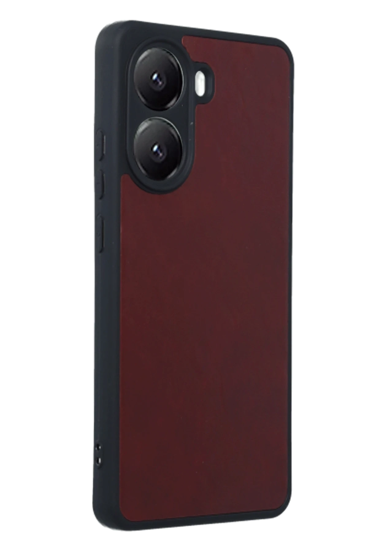 nebaktın Xiaomi Poco X7 Pro Kılıf Aras Deri Kapak - Bordo 2