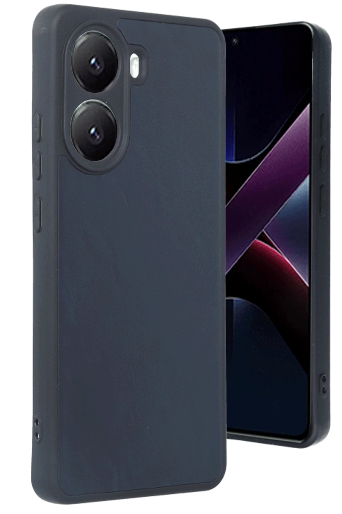 nebaktın Xiaomi Poco X7 Pro Kılıf Aras Deri Kapak - Lacivert 1