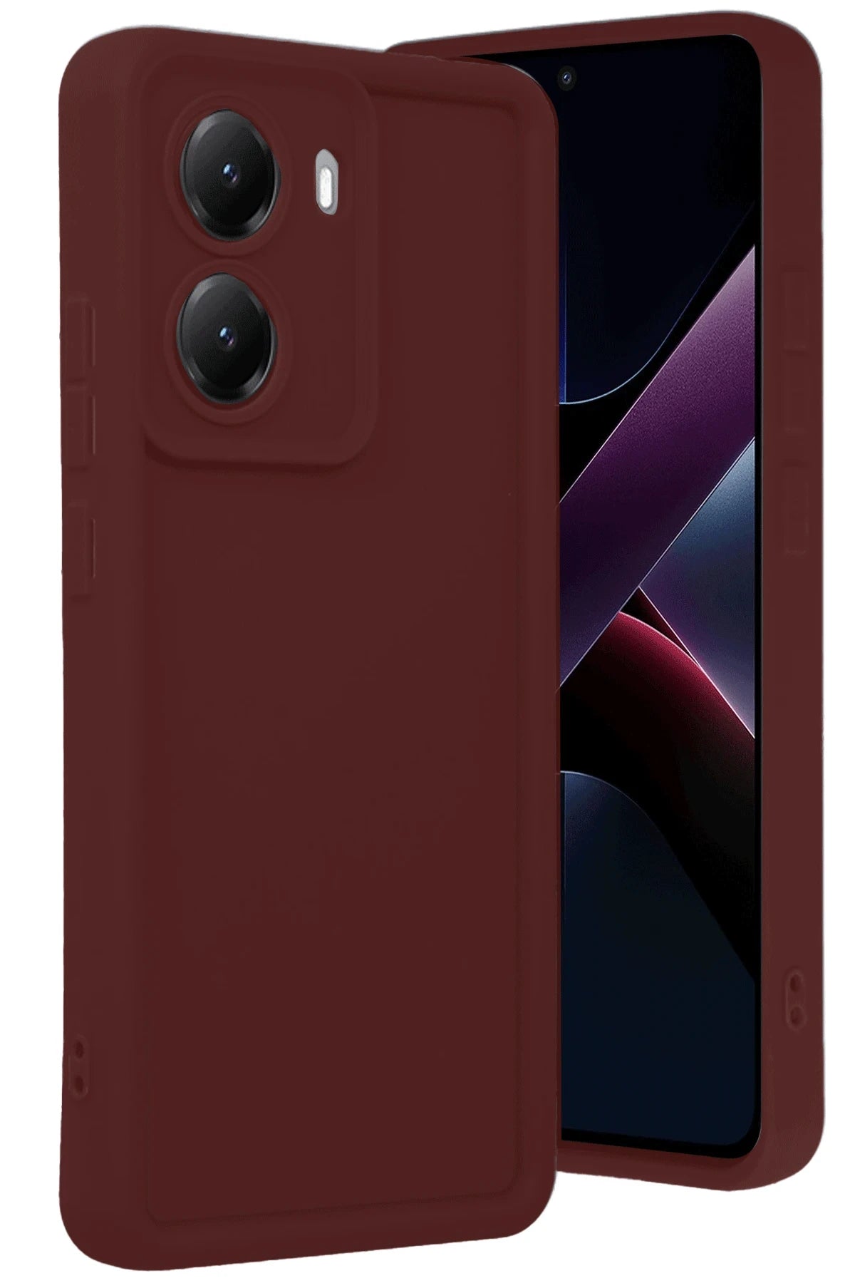 nebaktın Xiaomi Poco X7 Pro Viera Silikon - Bordo 1