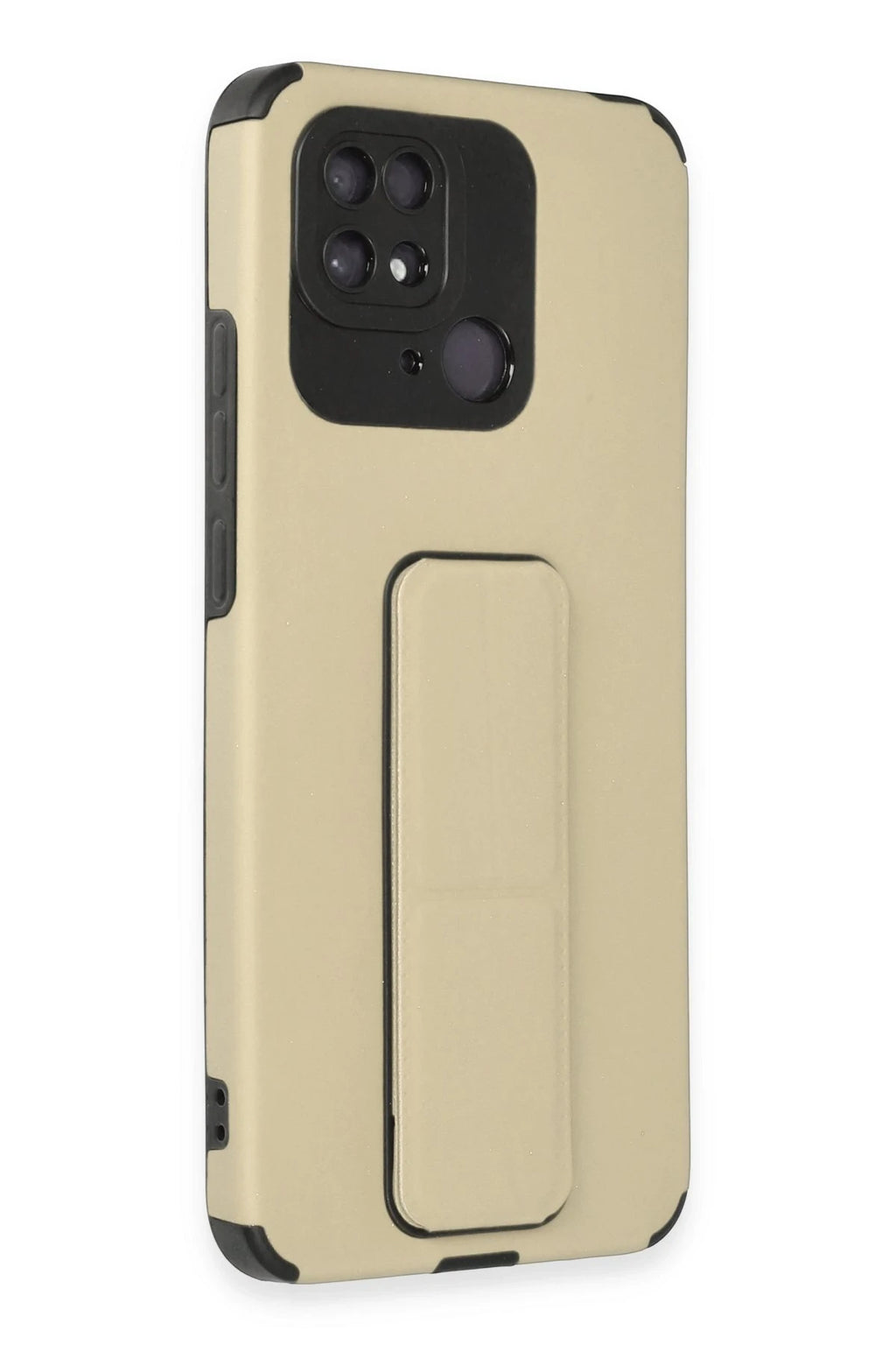 nebaktın Xiaomi Redmi 10C Kılıf Mega Standlı Silikon - Gold 1