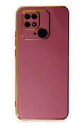 nebaktın Xiaomi Redmi 10C Kılıf Volet Silikon - Kırmızı 1