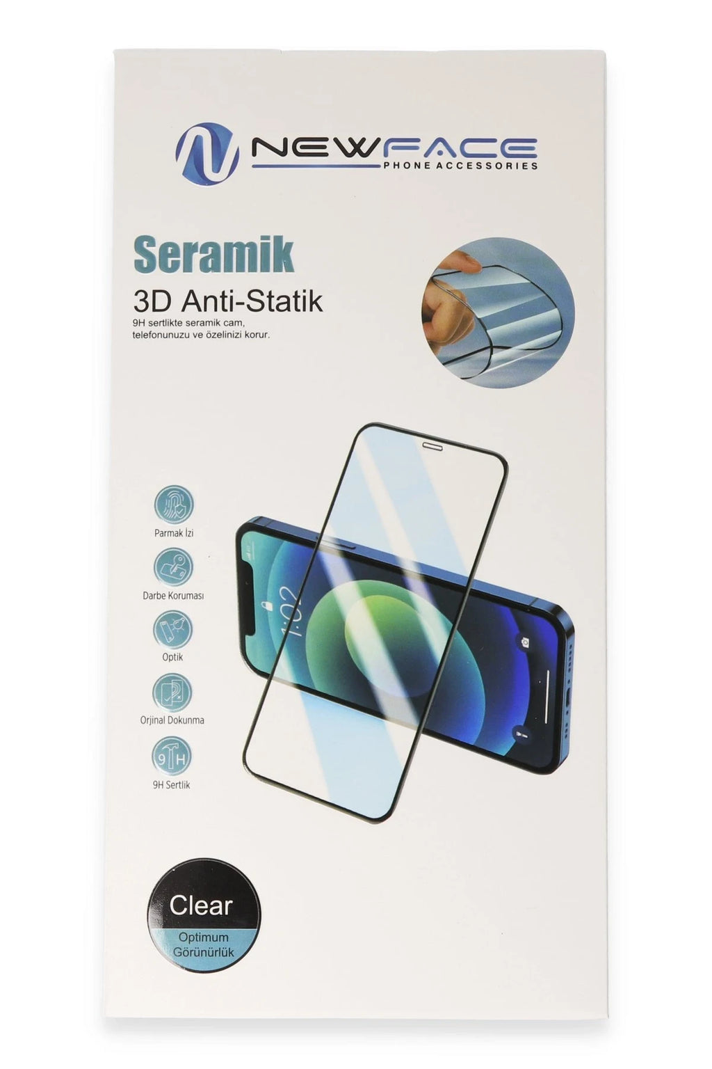 nebaktın Xiaomi Redmi 12 3D Antistatik Seramik Nano Ekran Koruyucu 4