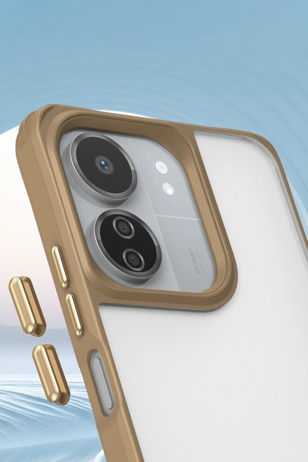 nebaktın Xiaomi Redmi 13C Kılıf Penta Silikon Kılıf - Titan Gri 2