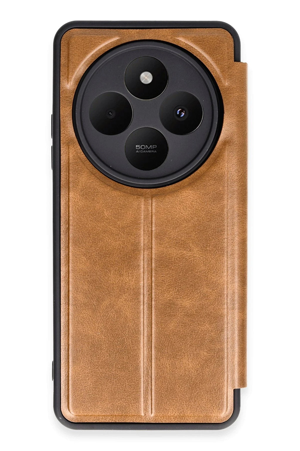 nebaktın Xiaomi Redmi 14C Kılıf Flip Cover - Taba 1